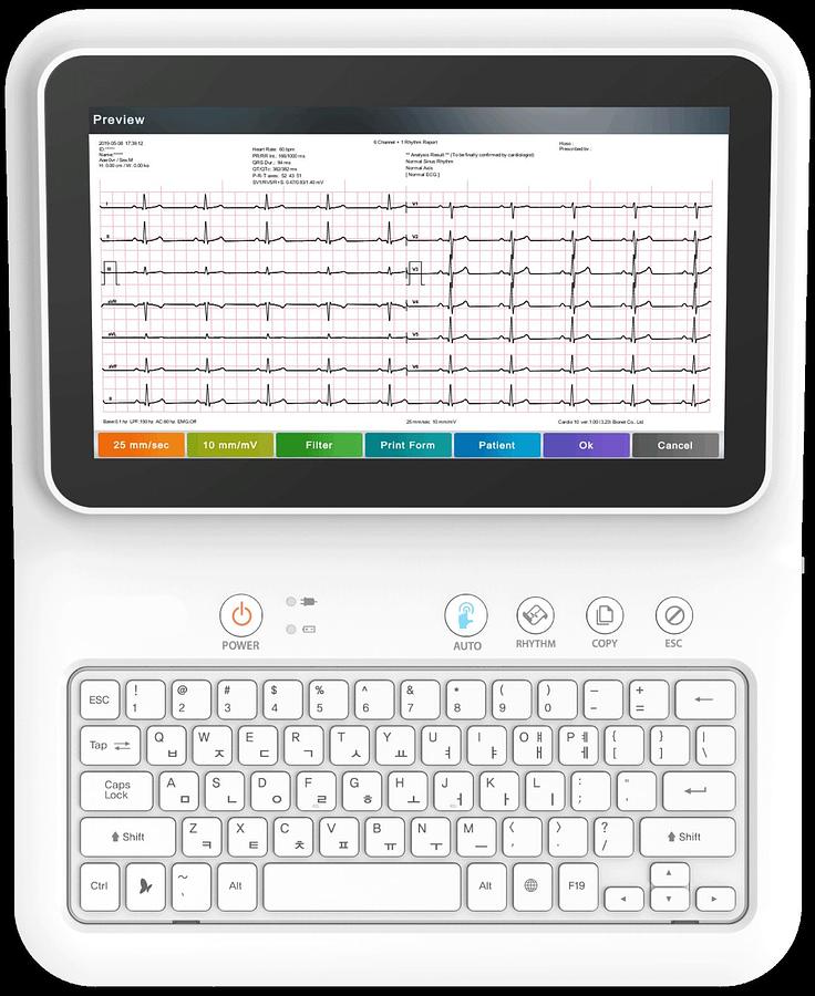 Used CardioTech GT-70 12-Channel Resting ECG Machine