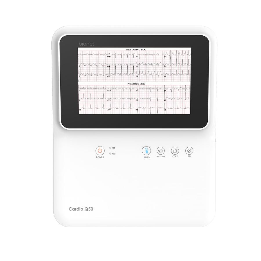 Used Bionet Cardio Q50 12 Channel Resting ECG