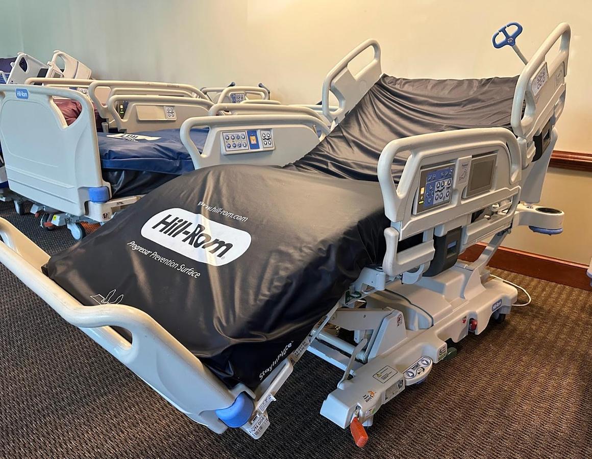 Used Hill Rom P7500 Bed with Foam Mattress