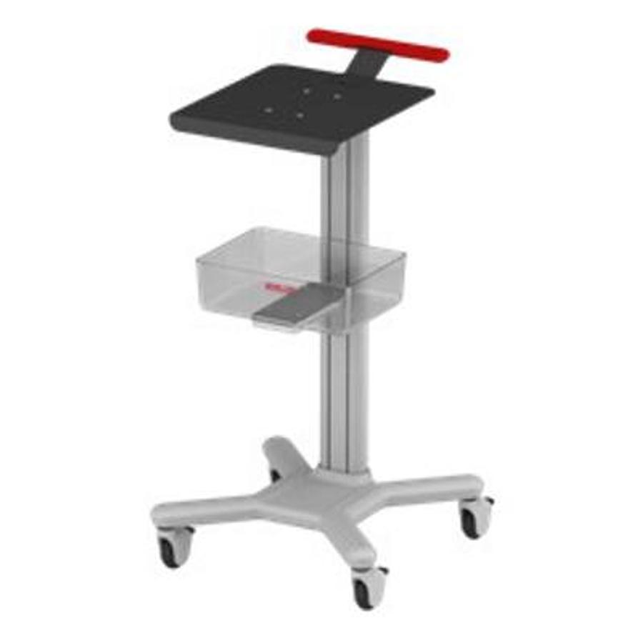 Used Schiller Trolley X1 incl. basket and with mounting bracket for AT-102, AT-102 G2, compatible with AT-10 plus, AT-2 and AT-2 plus