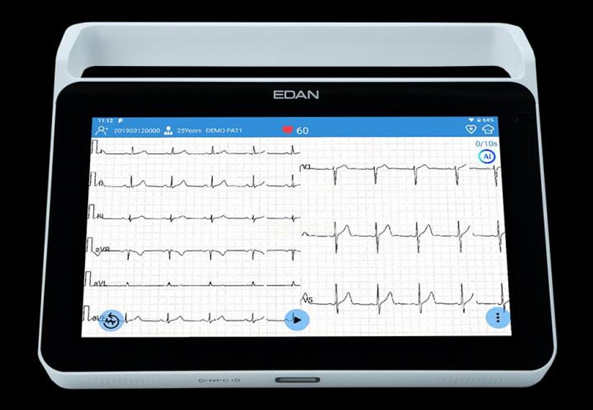 Used Edan iSE Series ECG Machine