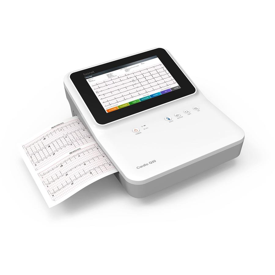 Used Bionet Cardio Q50 12 Channel Resting ECG