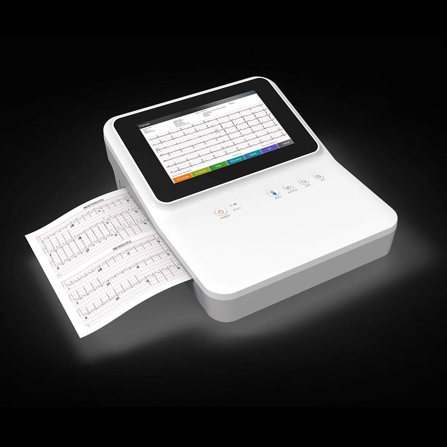 Used CardioTech GT-50 12-Channel Resting ECG Machine