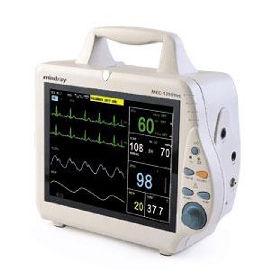 Used Mindray MEC-1200 Veterinary Patient Monitor
