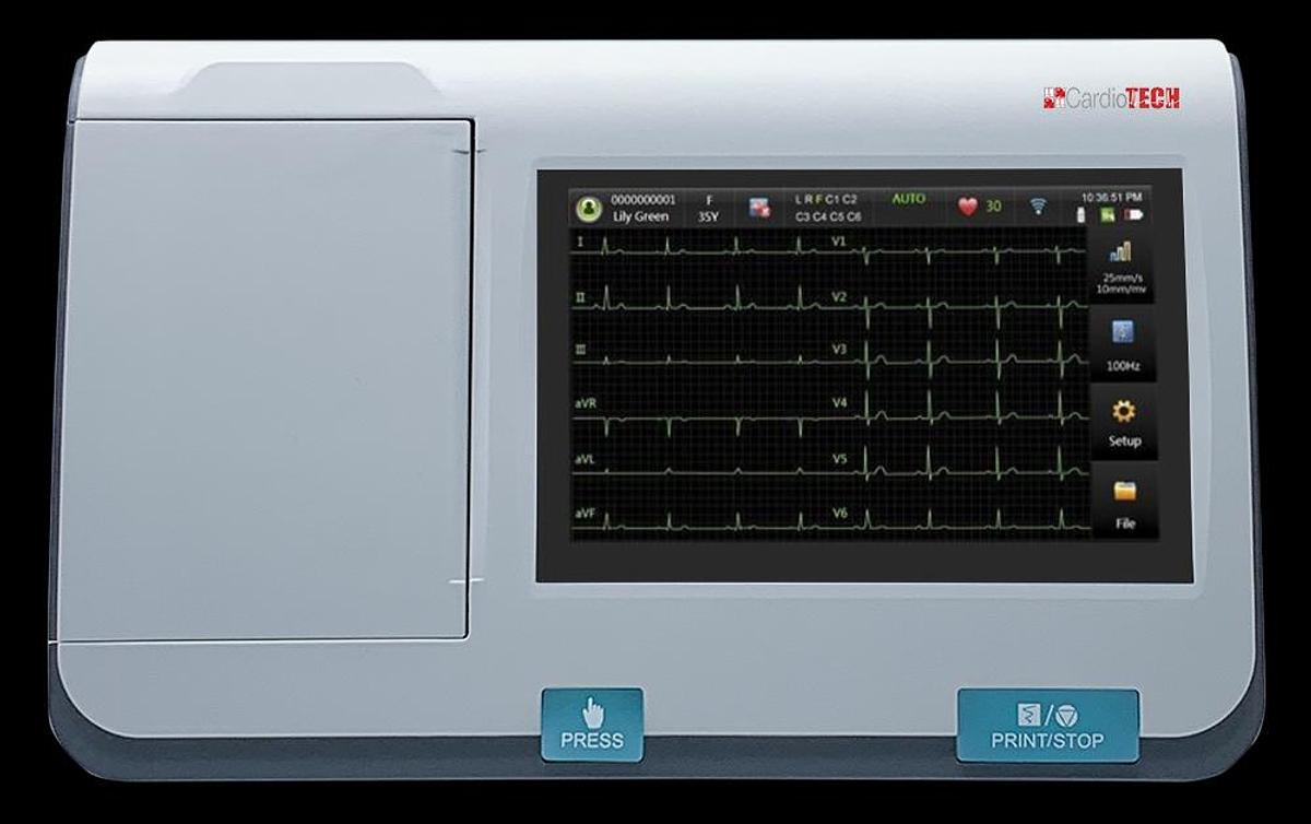 CardioTech GT-175 3-Channel EKG Machine