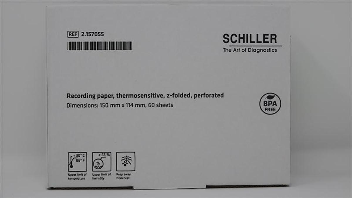 Used Schiller Thermal chart paper for FT-1