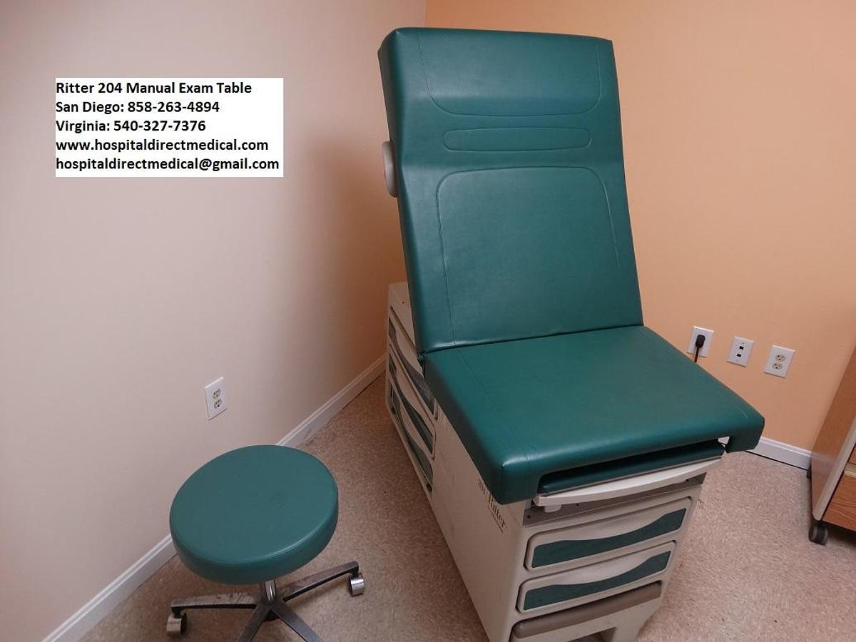Used Ritter 204 Exam Table