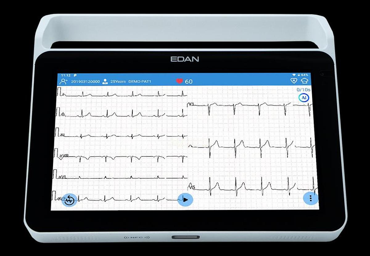 Used Edan iSE Series ECG Machine