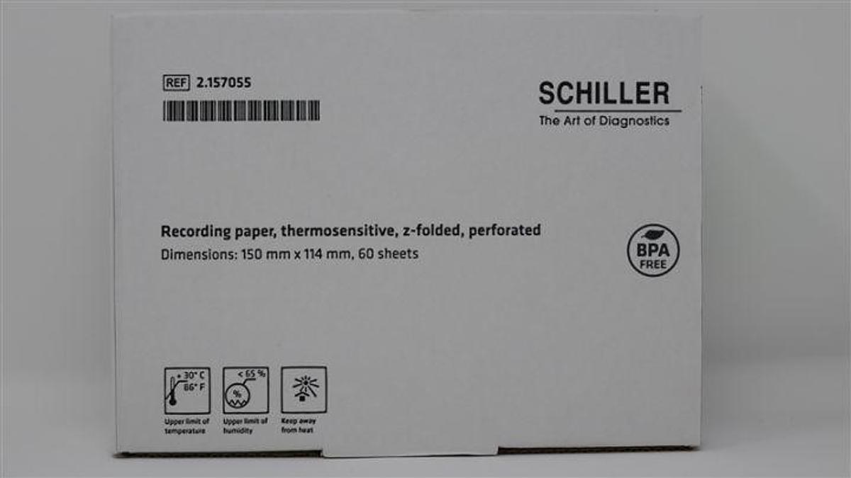 Used Schiller Thermal chart paper for FT-1
