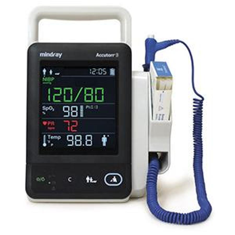 Used Mindray Accutorr 3 Vital Sign Monitor