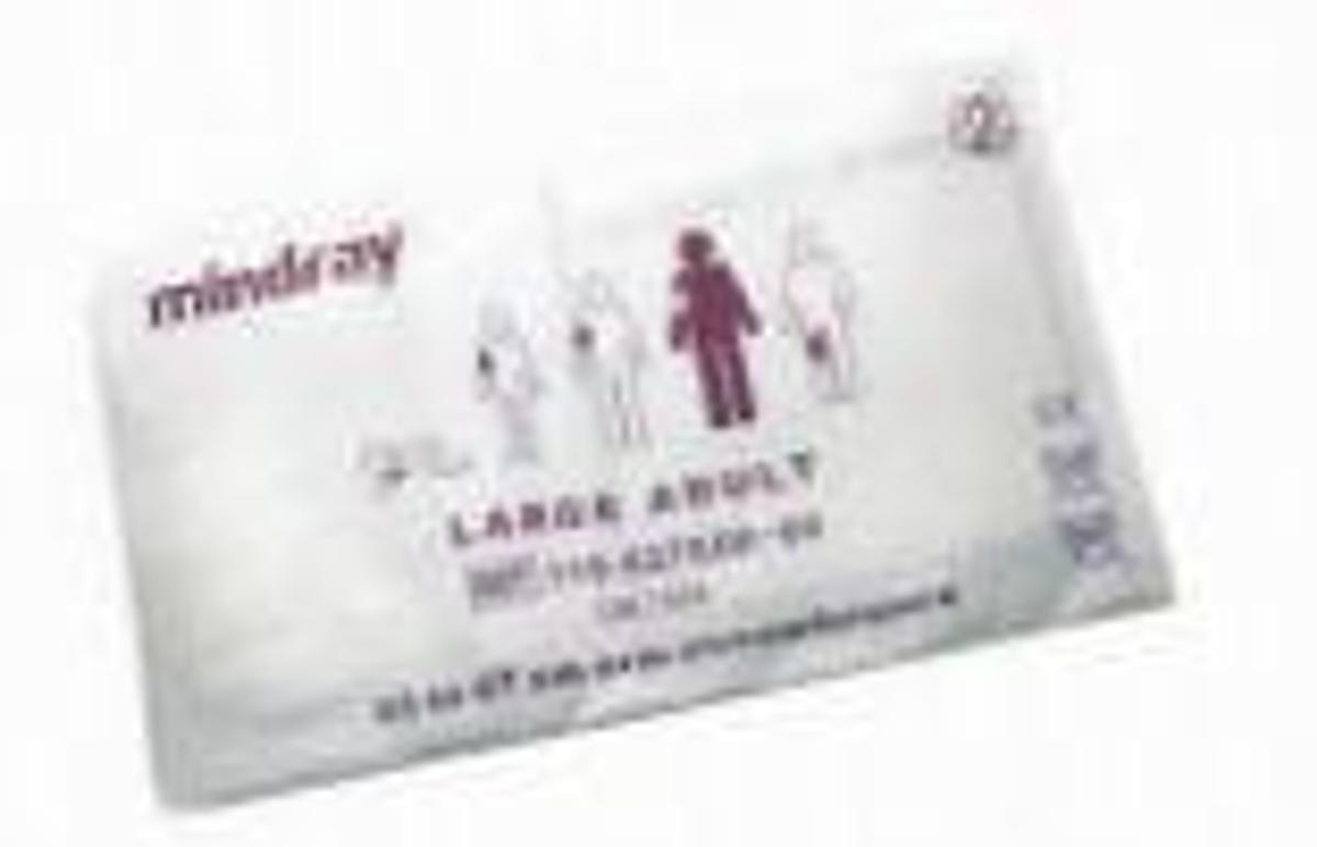 Used Mindray Disposable NIBP Cuff, Large Adult
