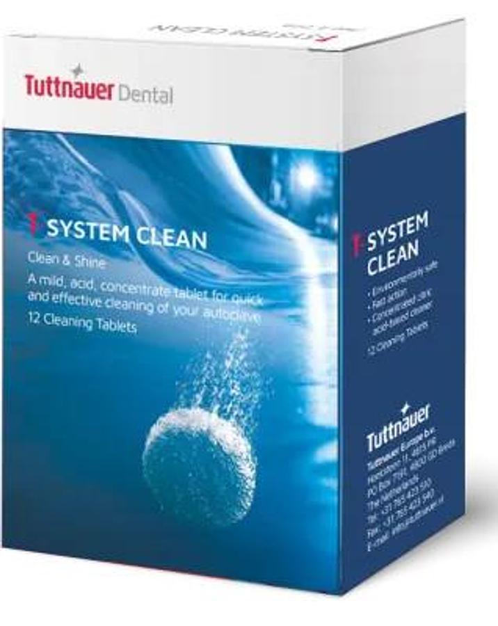 Used T-System Clean — Autoclave Cleaning & Descaling Tablets ( No. TSC-1 / Bx 12 )