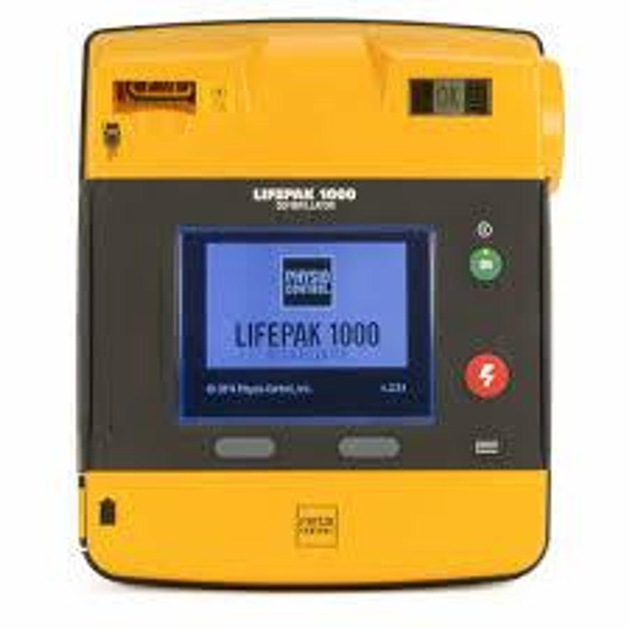 Refurbished Physio-Control Lifepak 1000 AED w/ Padds battery and case - Refurbished