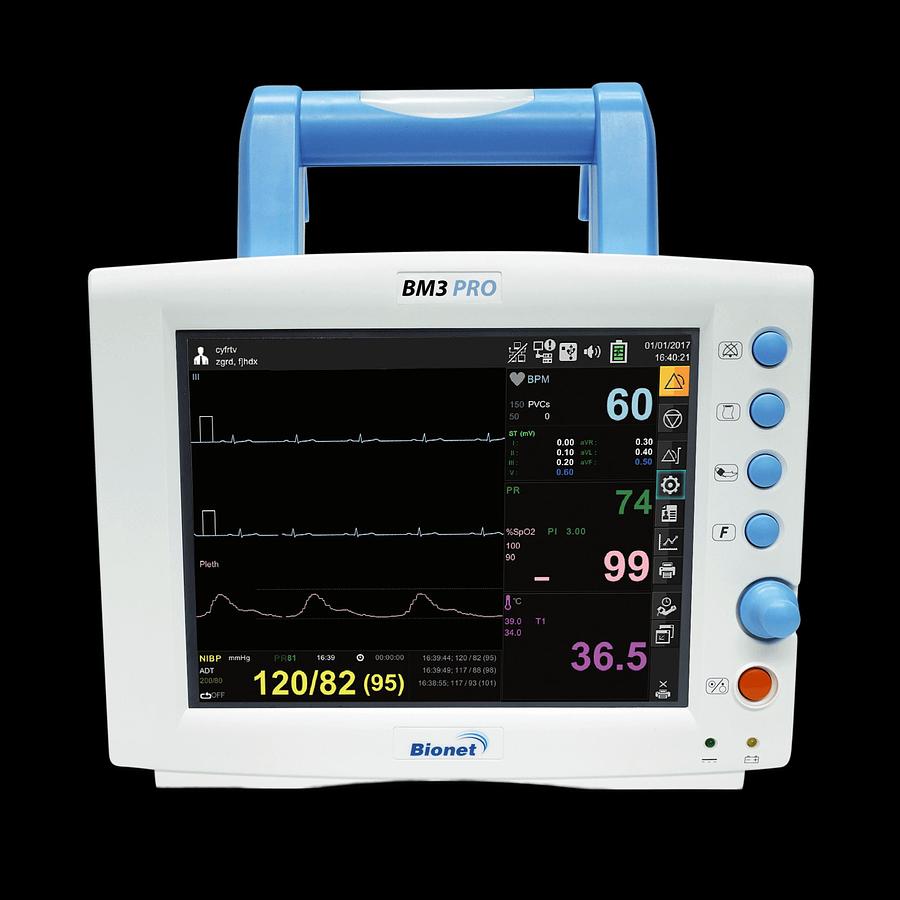 Used Bionet BM3 Pro Multi-Parameter Patient Monitor