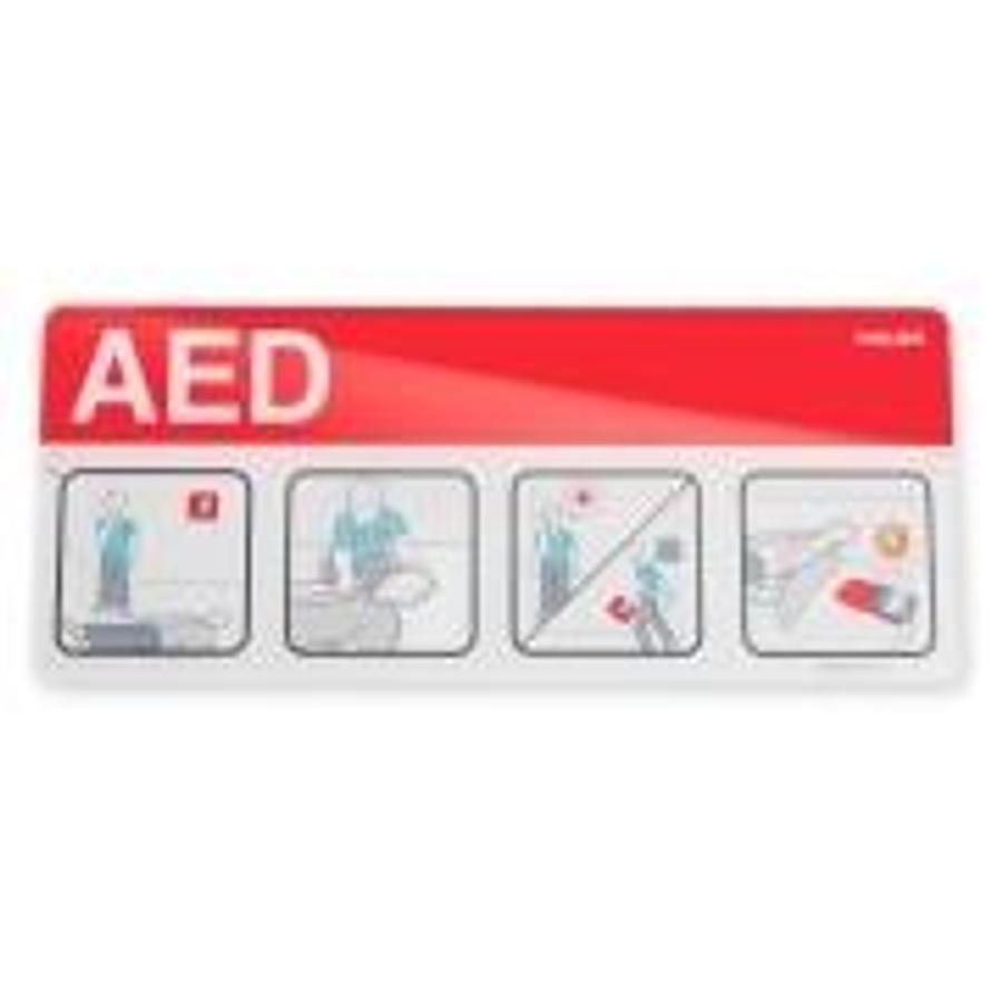 Used Philips AED Awareness Placard