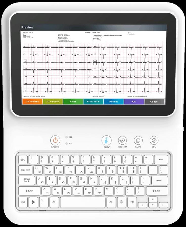 Used CardioTech GT-70 12-Channel Resting ECG Machine