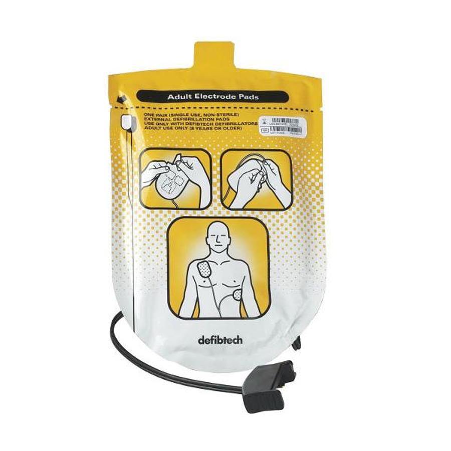 Used Defibtech Lifeline Adult Defibrillation Pads