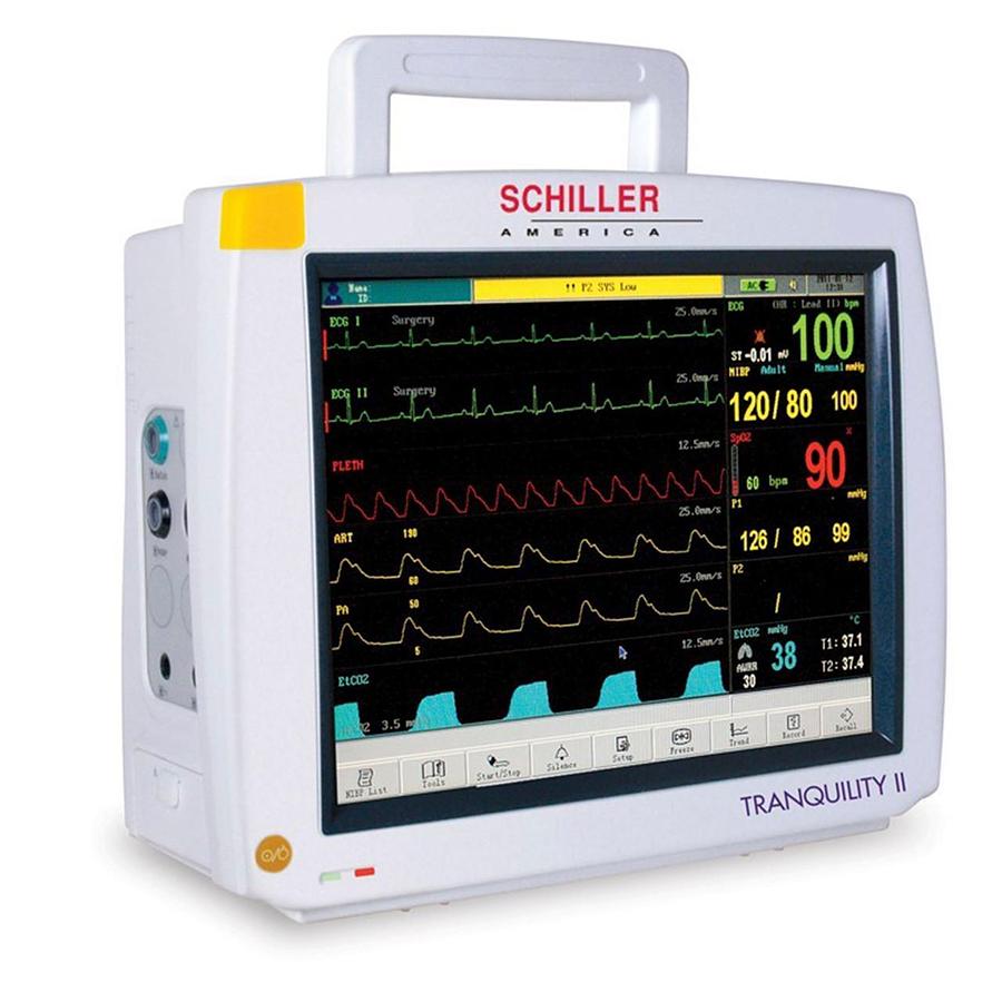 Used Schiller Tranquility II Multi-Parameter Hospital Monitor