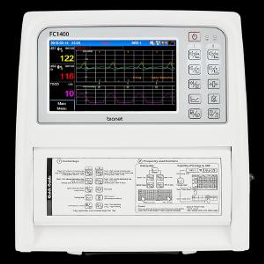 Used Bionet TwinView FC 1400 Fetal Monitor