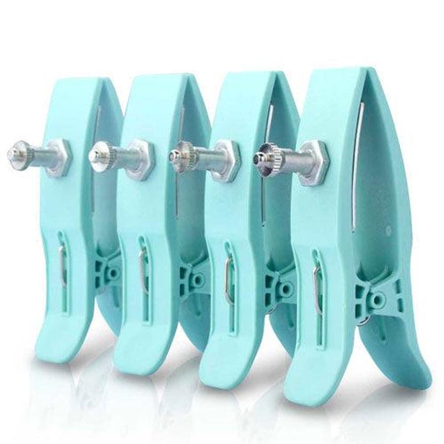 Used Edan Children Reusable Limb Clamp Electrodes (4 PCS/set, 4mm ECG cable)