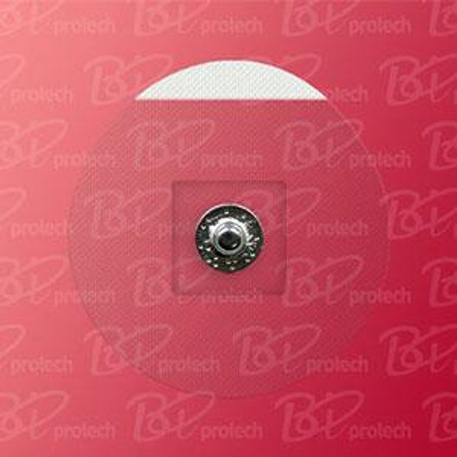 Used Bio Protech Clear Tape Snap ECG Electrode