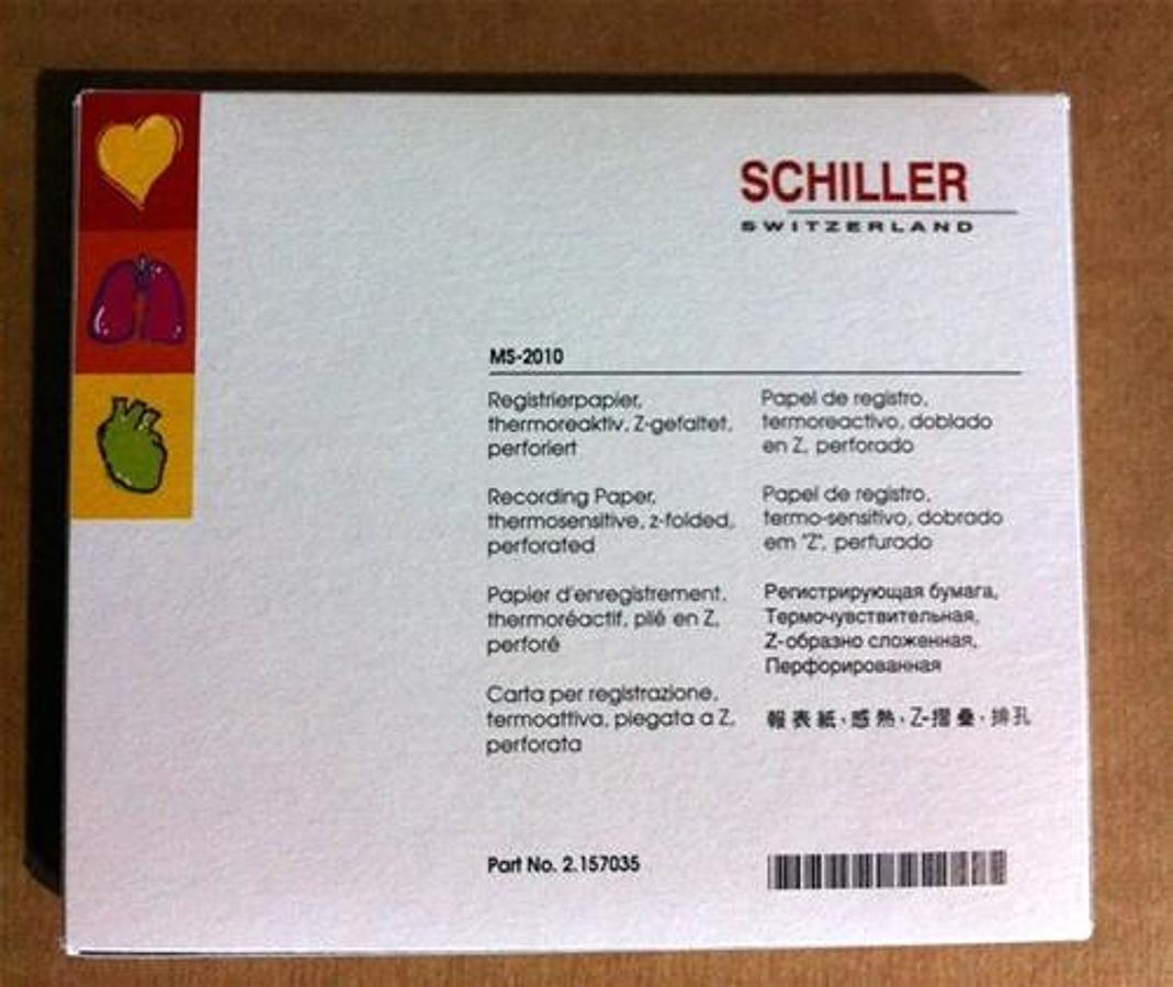 Used Schiller Pack of chart paper for MS-2010
