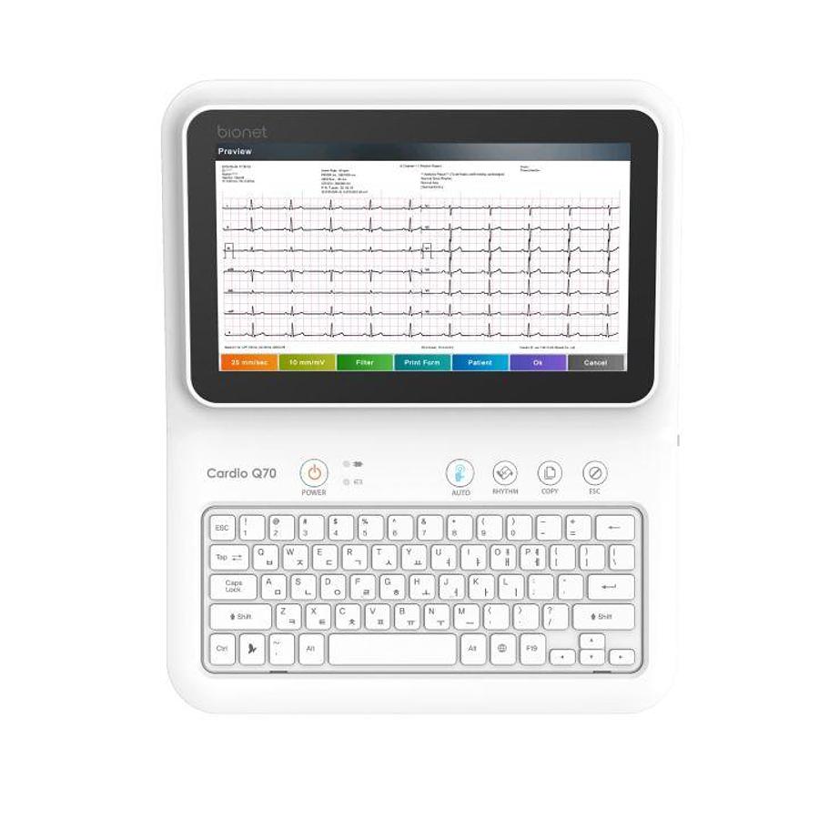 Used Bionet Cardio Q70 12 Channel Resting ECG