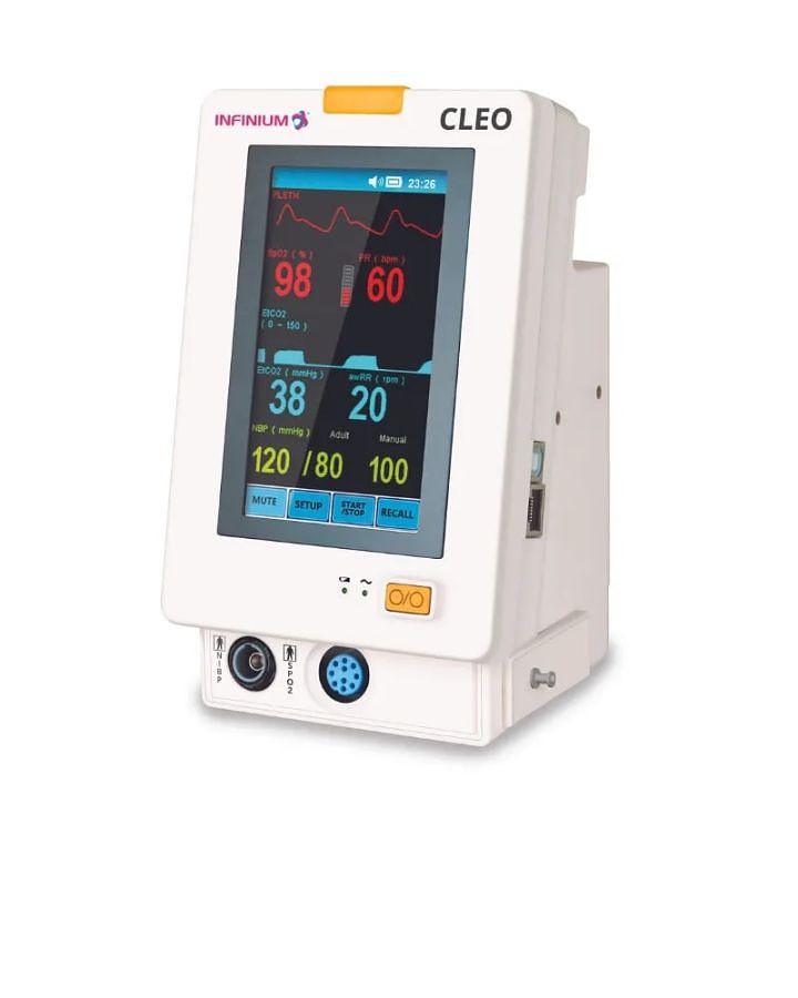 Used Cleo Compact EtCO2 Monitor with Vitals