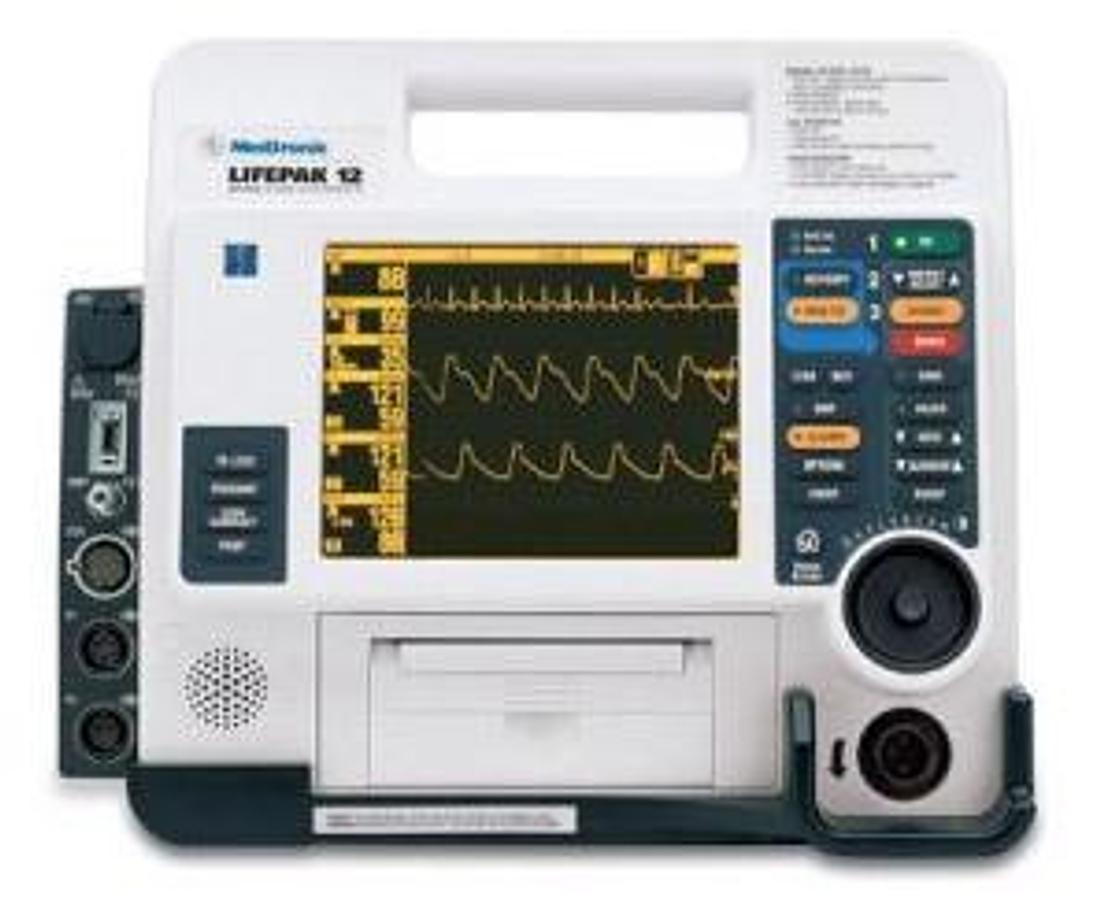 Refurbished Physio-Control Lifepak 12, 3 Lead Biphasic Defibrillator Monitor - Refurbished
