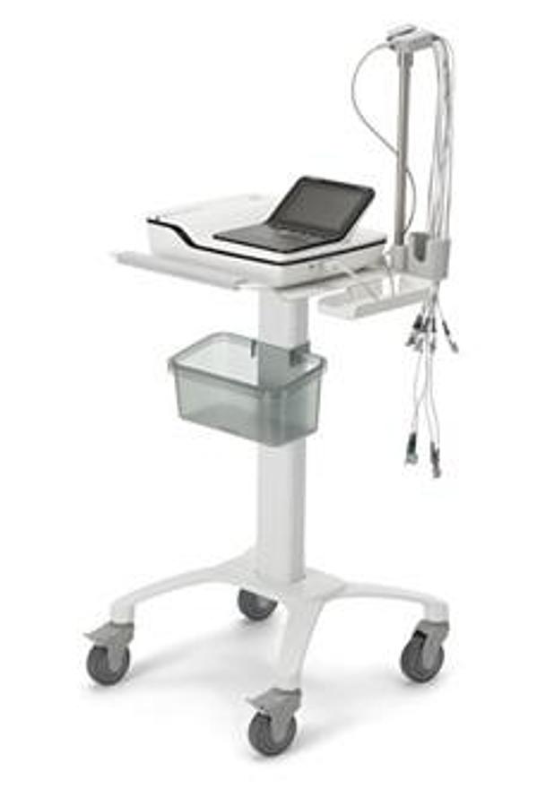 Used GE Healthcare MAC 2000 ECG Trolley and Arm