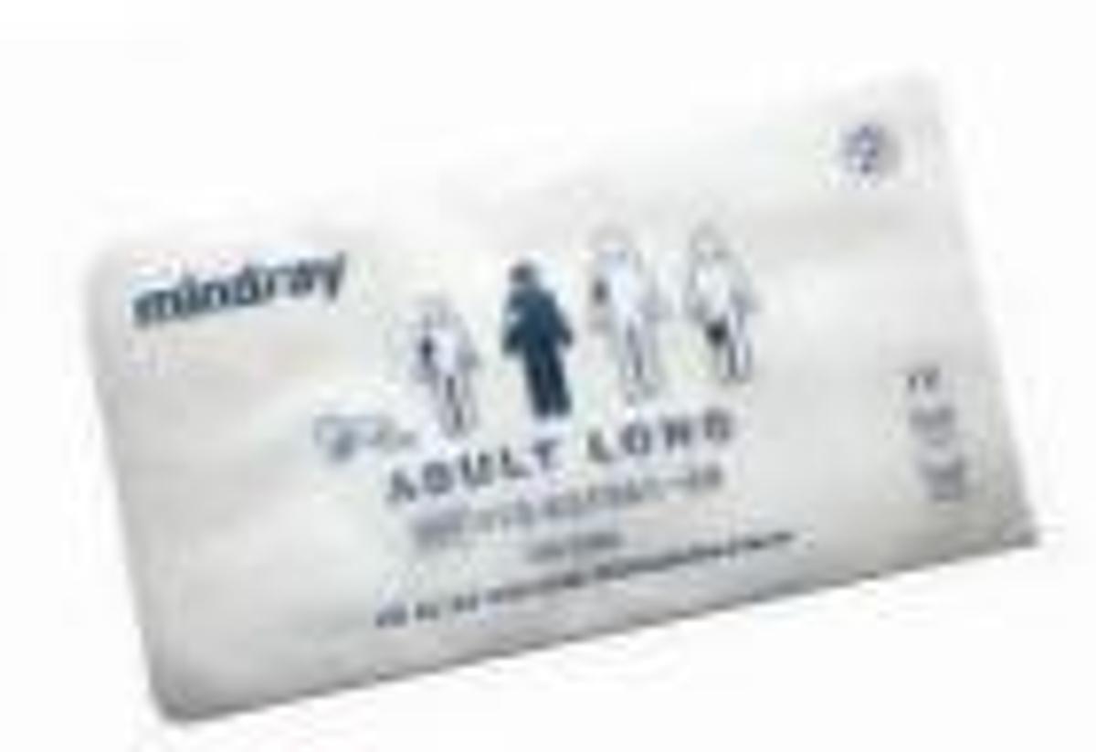 Used Mindray Disposable NIBP Cuff, Adult Long