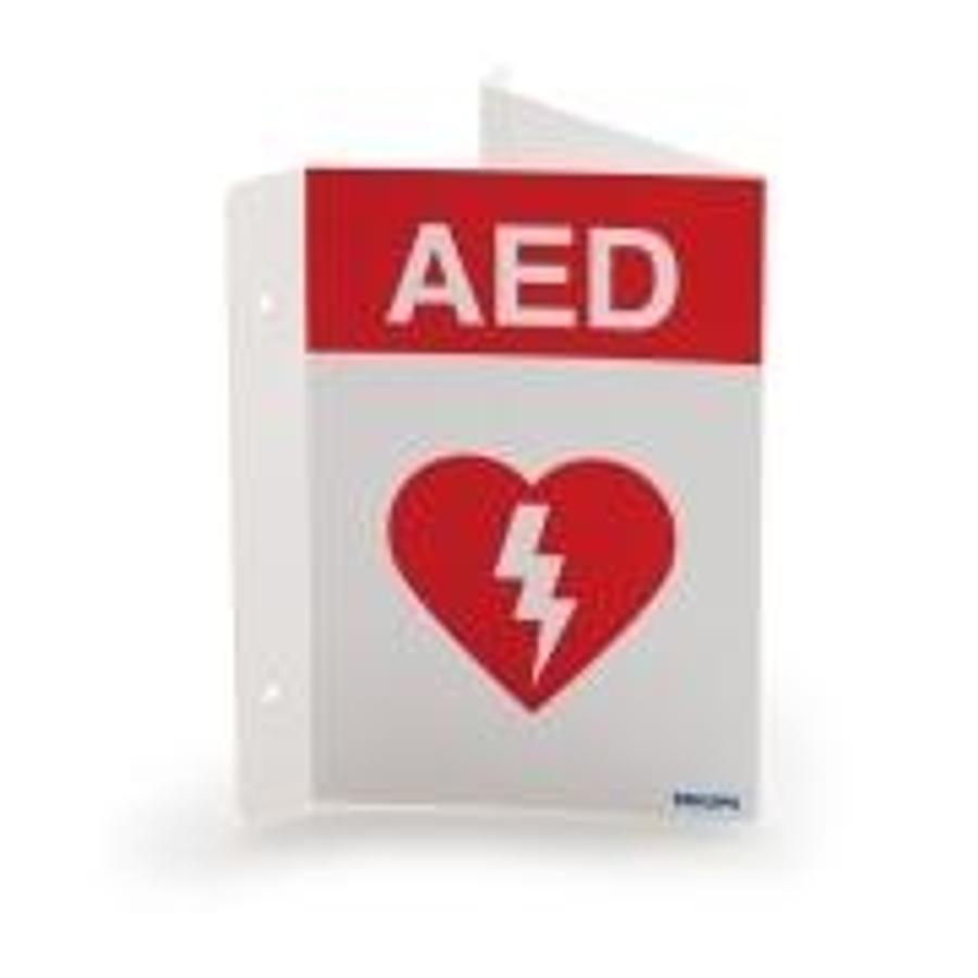 Used Philips AED Wall Sign