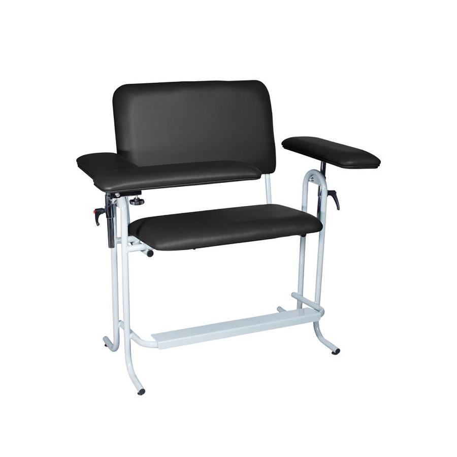 Used Dukal Blood Draw Chair, Tall Height, Wide BLK