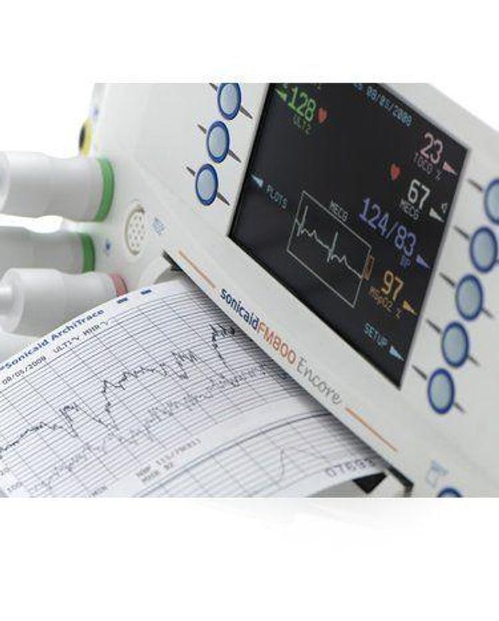 Used Huntleigh Sonicaid FM830 Encore Acute Fetal/Maternal Monitor
