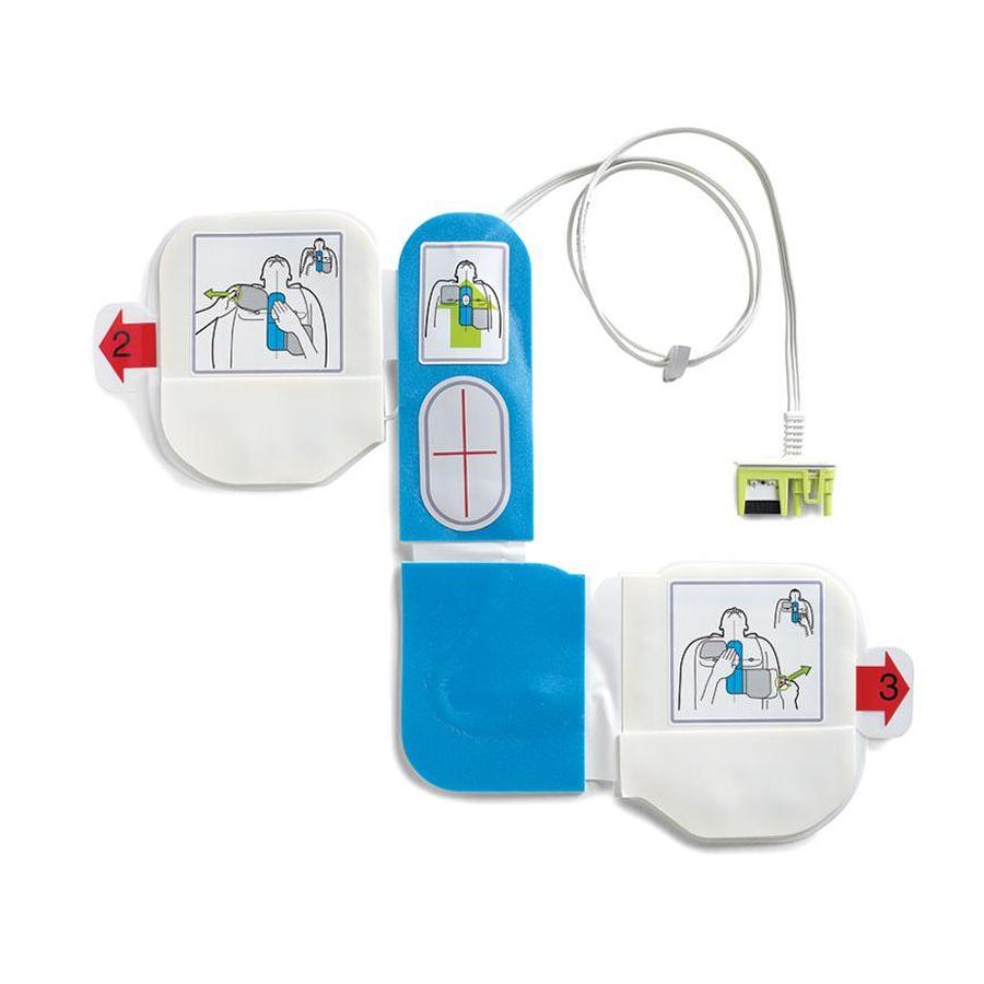 Used ZOLL CPR-D-Padz One-Piece Electrode Pad With Real CPR Help
