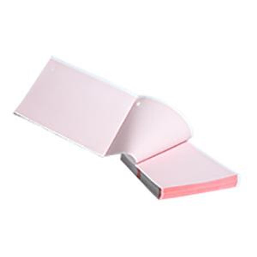 Used GE Healthcare Thermal paper 8.5” x 11”, red grid 200mm W, z-fold, hole queue, 300 pg, 8pk/box