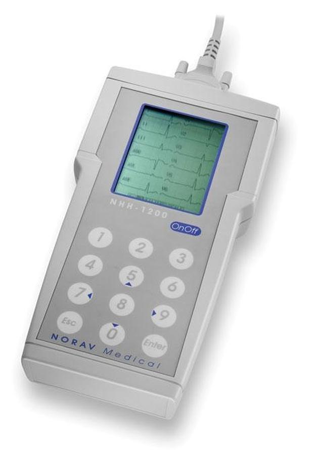 Used Norav Medical NHH-1200 Portable ECG Machine