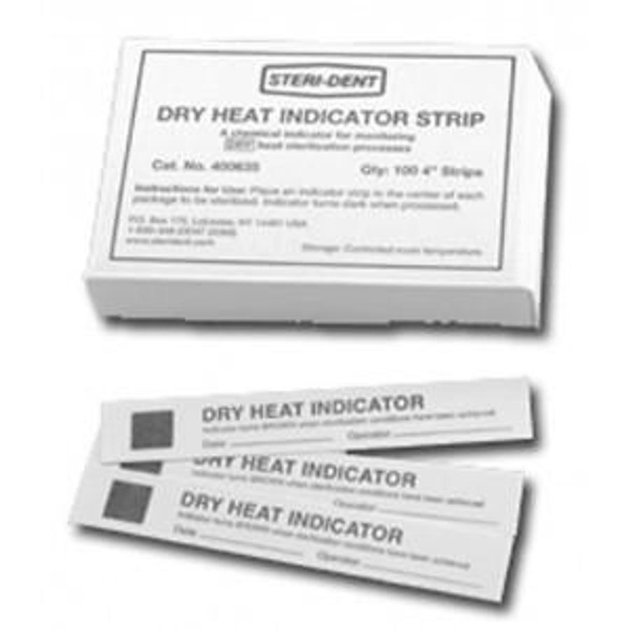 Used SteriSure 400635 Dry Heat Indicator Strips 4"