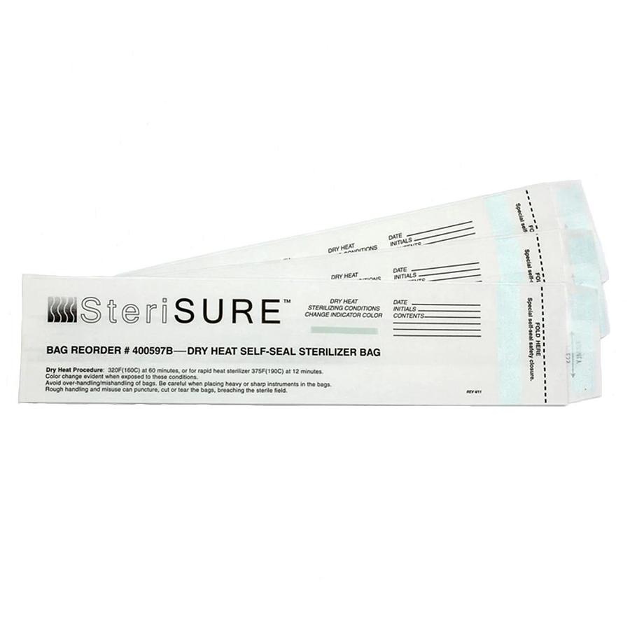 Used SteriSure Dry Heat Sterilizer Bags 400597B