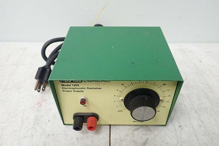 Used Bio-Rad Model 1200 Electrophoretic Destainer Power Supply