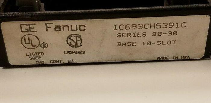 Used GE Fanuc IC693CHS391C Base 10-Slot