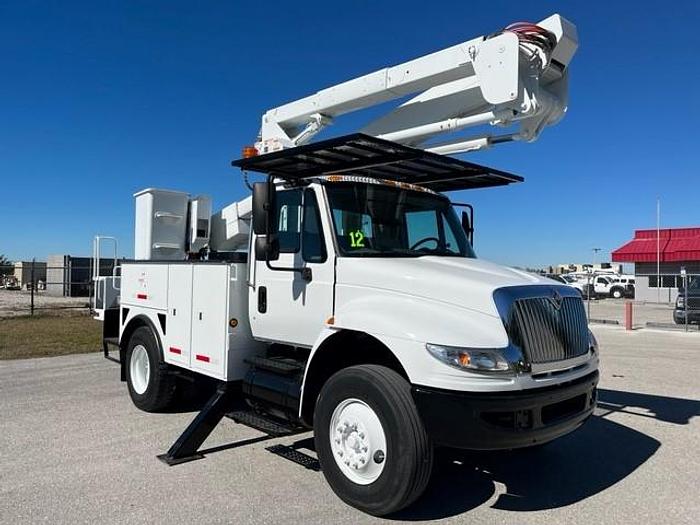 Used Hi-Ranger TL45 50ft Bucket Boom on 2012 International 4300 Regular Cab Utility Truck - C48411