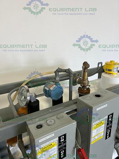Used BTU  Glycol Skid w/ Warren Electric HF-30 Heating Element, Goulds 3196 Pump
