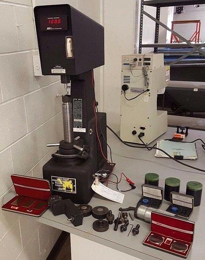 Used Rockwell Hardness Tester Wilson Digital Steel Brass Metal Testing with Tooling