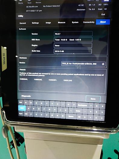Gebraucht GE Healthcare Ultraschalgerät mit 2 Sonden