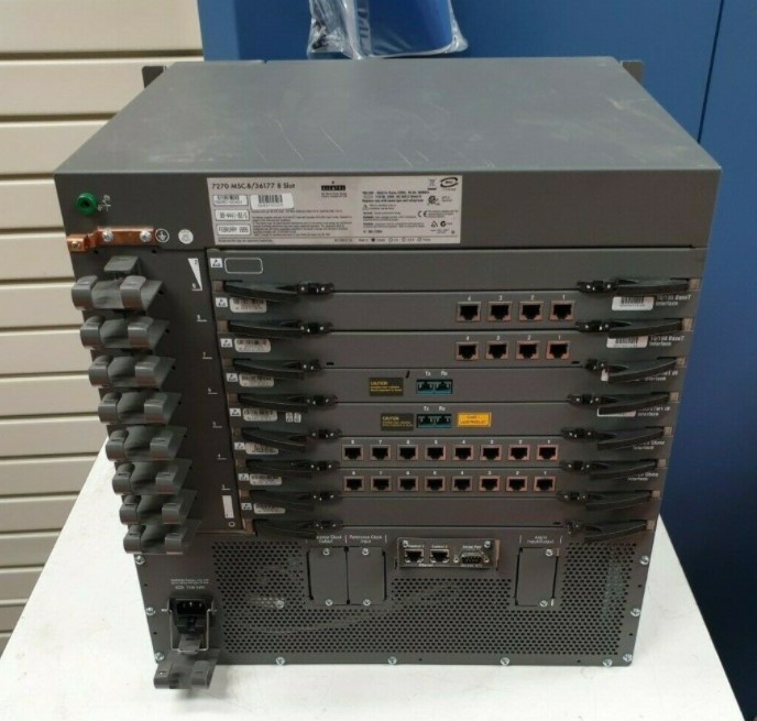 Used Alcatel 7270 MSC-B/36177 90-4441-02/G 8 SLOT MULTISERVICE CONCENTRATOR W/ CARDS