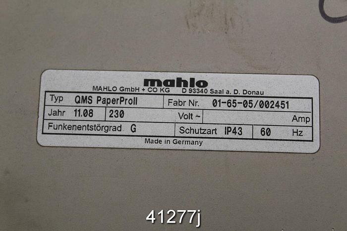 Used Mahlo Scanner System, Basis Weight And Moisture #41277