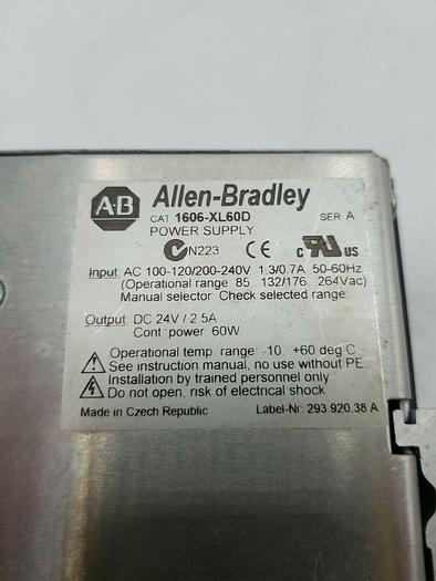 Used Allen Bradley 1606-XL Power Supply 1606-XL60D Ser A