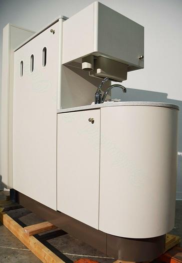 Used Adec Ref 5543 Center Island Console cabinet with Sink
