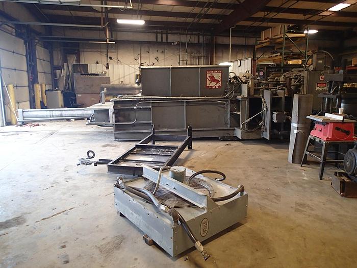 Used LOGEMANN TWO RAM BALER MODEL 245AT1; 50 HP; 9" CYLINDER